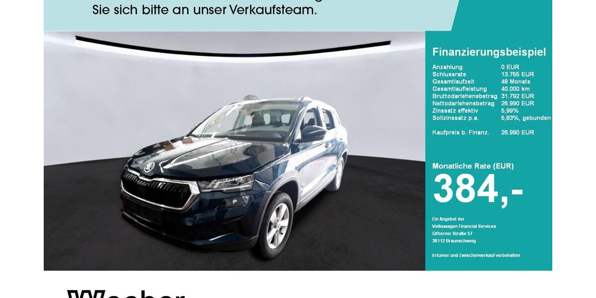 Skoda Karoq 31.087 km 26.990 &euro; Leonberg 71229