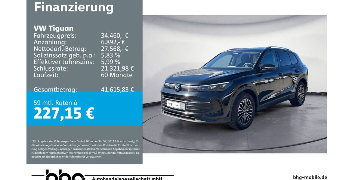 VW Tiguan 16.576 km 33.960 &euro; Balingen 72336