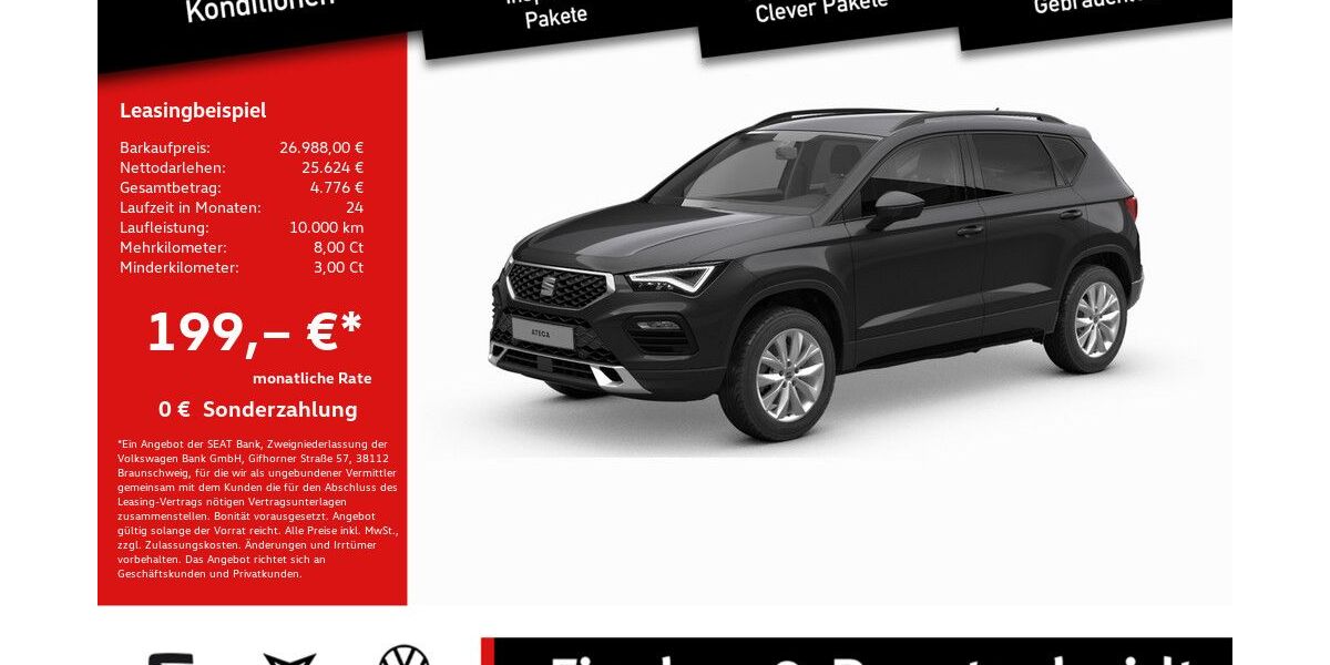 Seat Ateca 24.976 km 26.988 &euro; Lohmar 53797
