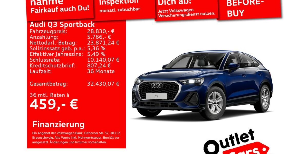 Audi Q3 20.656 km 28.830 &euro; Senden 89250