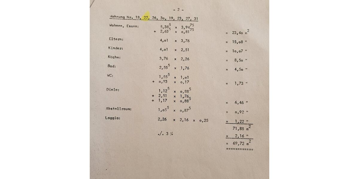 Etagenwohnung Seelze - 3 Zimmer, 69 m&sup2;, 182.000&euro; | Angebot:26326809