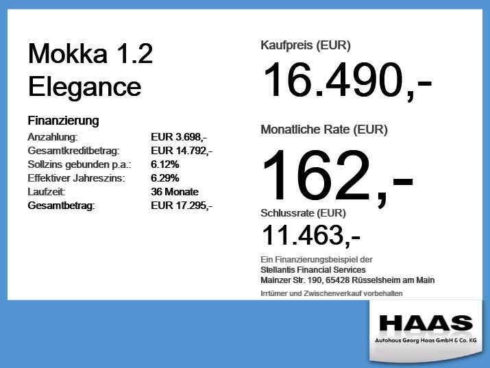 Opel Mokka 61.500 km 16.490 &euro; Augsburg 86159