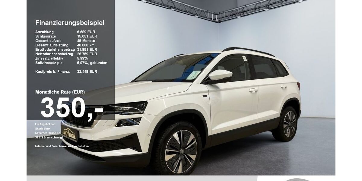 Skoda Karoq 6.445 km 33.448 &euro; Brandenburg 14770