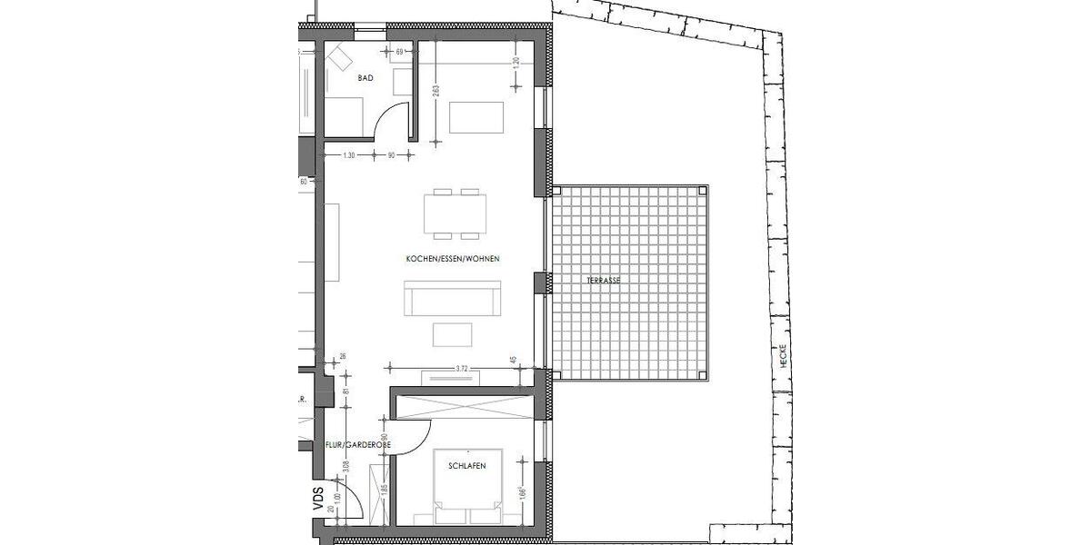 Erdgeschoßwohnung Bodenmais - 2 Zimmer, 71 m&sup2;, 770&euro; | Angebot:26624591