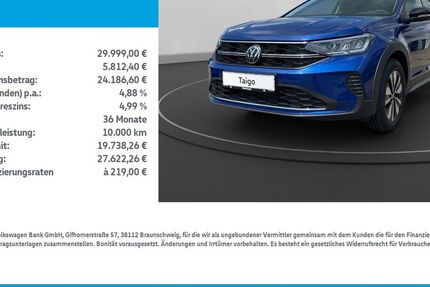 VW Taigo 2.755 km 27.819 &euro; Leinefelde-Worbis/DE 37327