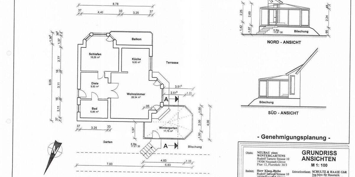 Einfamilienhaus Neustadt-Glewe Glewe - 4 Zimmer, 120 m&sup2;, 549.000&euro; | Angebot:26057608