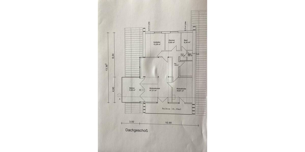 Dachgeschoßwohnung Engen - 3.5 Zimmer, 120 m&sup2;, 1.190&euro; | Angebot:26339973