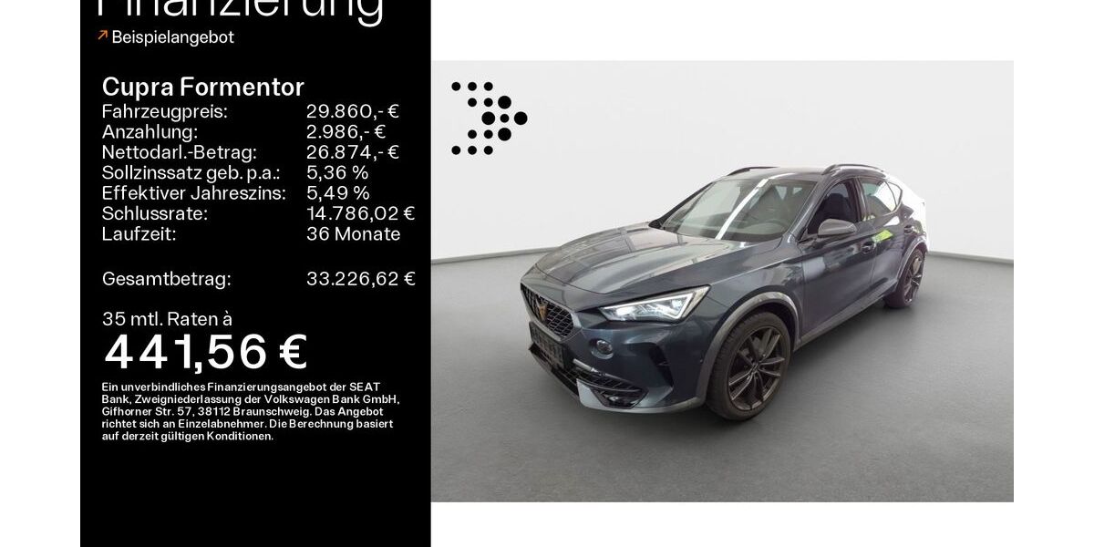 Cupra Formentor 42.780 km 29.860 &euro; Coburg 96450