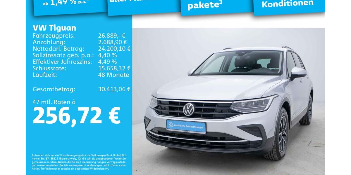 VW Tiguan 65.094 km 24.989 &euro; Berlin 13088