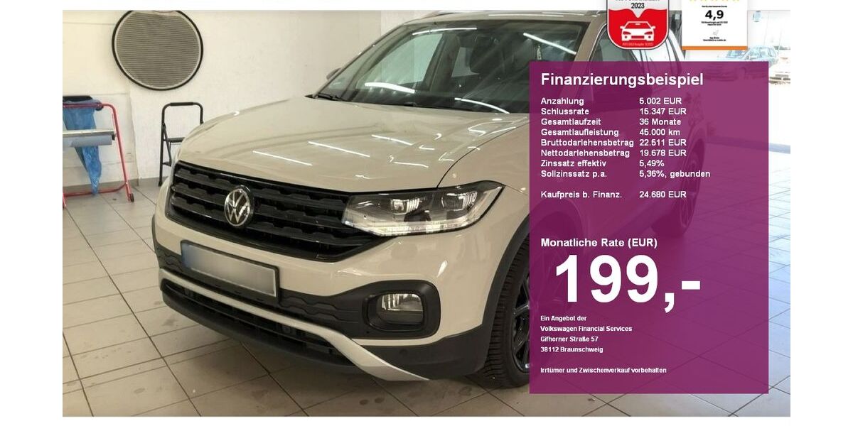VW T-Cross 23.950 km 24.680 &euro; Albbruck 79774