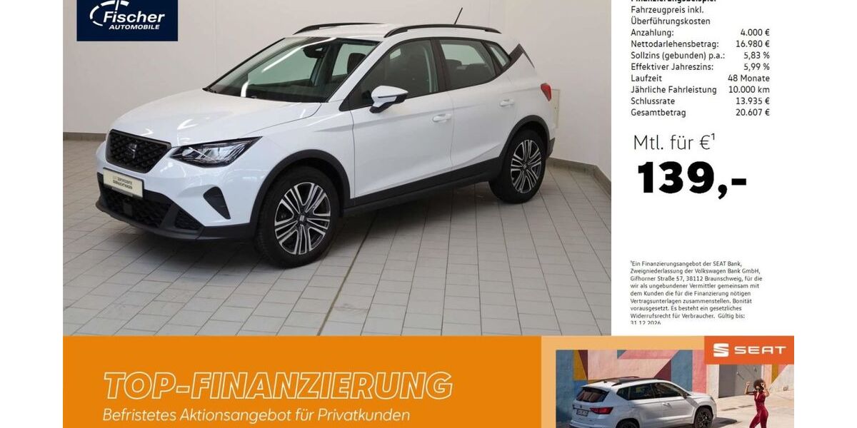 Seat Arona 10.262 km 20.980 &euro; Amberg 92224