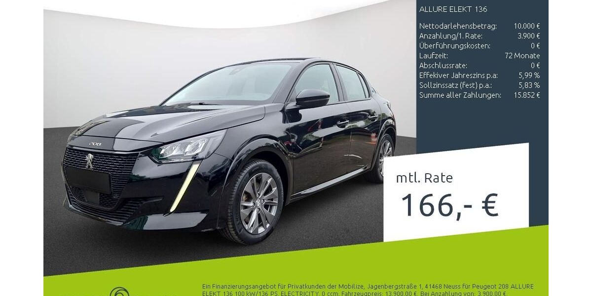 Peugeot 208 48.820 km 13.900 &euro; Stuhr 28816