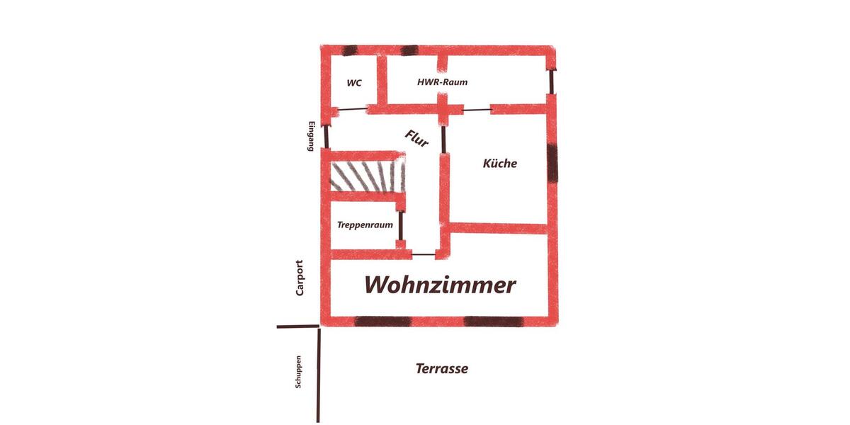Einfamilienhaus Schwanewede - 5 Zimmer, 130 m&sup2;, 349.000&euro; | Angebot:25349762