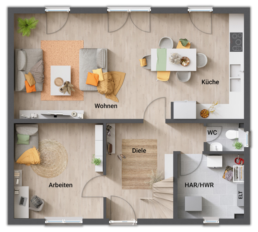 Das variable Haus mit Wohlfühlgarantie in Neu-Eichenberg OT Marzhausen - Einfach genießen...