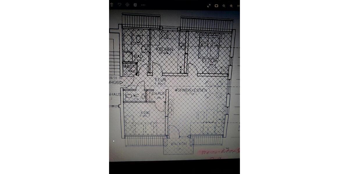 Dachgeschoßwohnung Erfurt Hochheim - 3 Zimmer, 78 m&sup2;, 890&euro; | Angebot:26354149