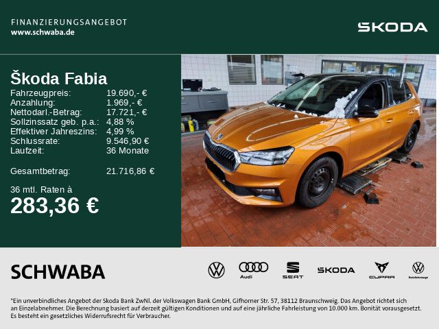 Skoda Fabia 27.800 km 19.690 &euro; Gersthofen 86368