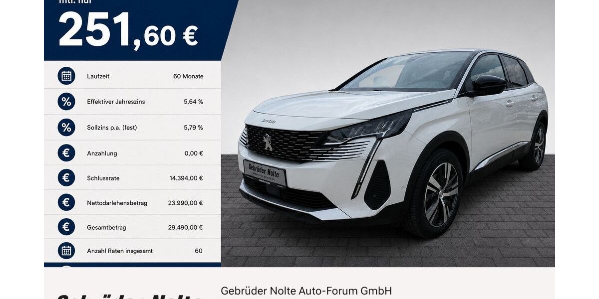 Peugeot 3008 24.172 km 23.990 &euro; Iserlohn 58636