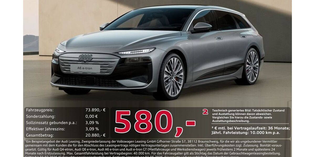 Audi A6 e-tron 6.967 km 73.890 &euro; Ingolstadt 85057