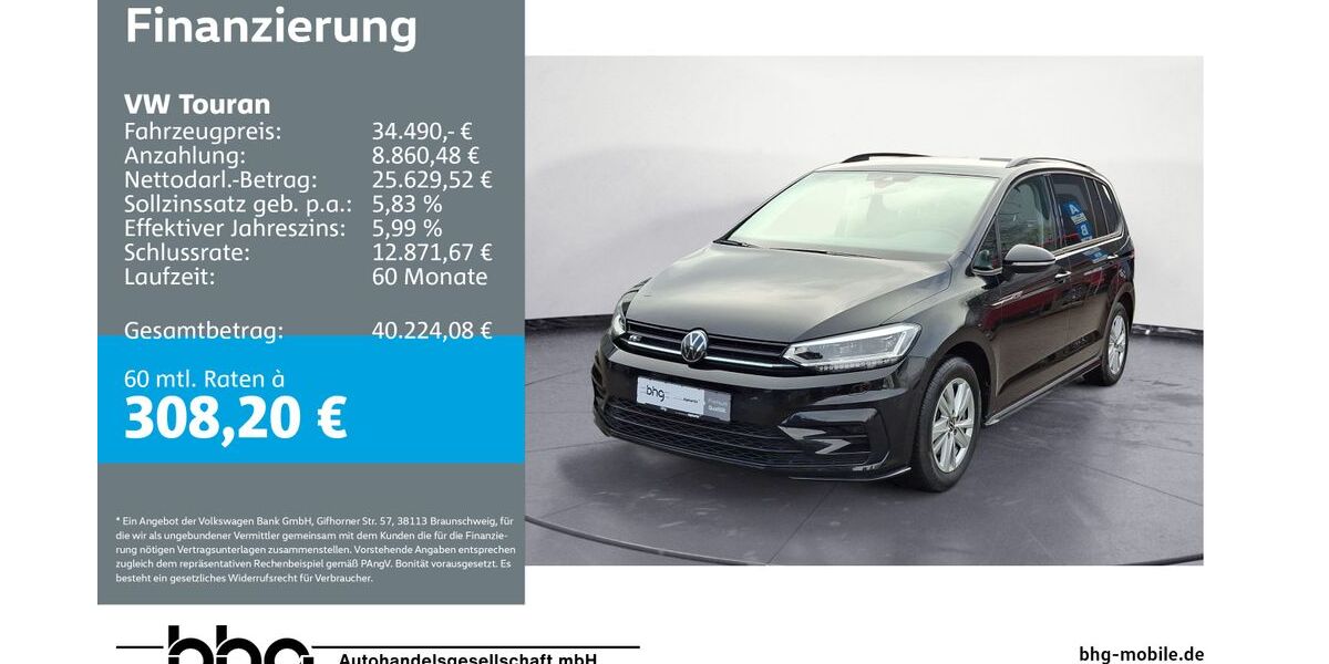 VW Touran 20.882 km 33.920 &euro; Mössingen 72116