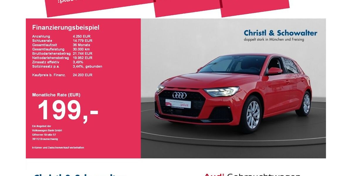 Audi A1 1.980 km 24.203 &euro; Freising 85356