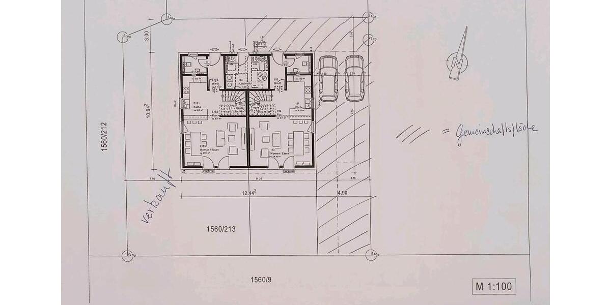 Erdgeschoßwohnung Augsburg Lechhausen - 4 Zimmer, 109 m&sup2;, 470.000&euro; | Angebot:25788541