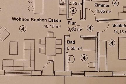 Hochwertige 3-Zimmer Wohnung in Hirschaid zimmer