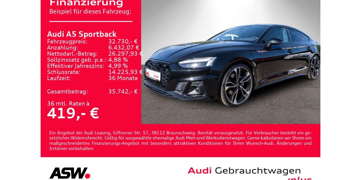 Audi A5 91.900 km 32.730 &euro; Heilbronn 74074