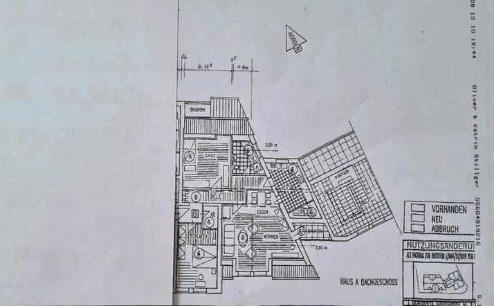 Dachgeschoßwohnung Hessisch Lichtenau - 3 Zimmer, 93 m&sup2;, 189.000&euro; | Angebot:27534485