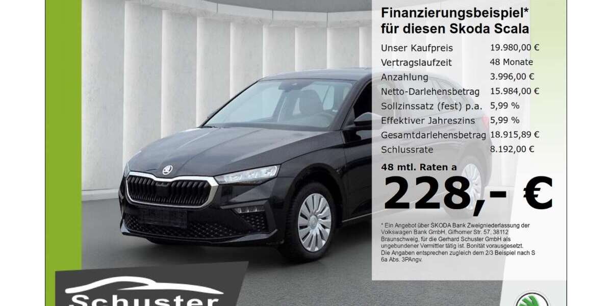 Skoda Scala 19.480 km 19.980 &euro; Ruhstorf 94099