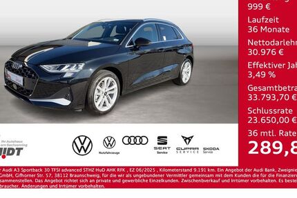 Audi A3 9.191 km 31.975 &euro; Bernsdorf 09337