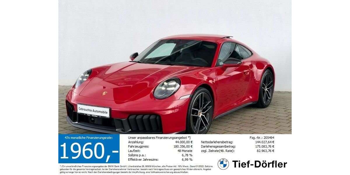 Porsche 992 3.659 km 180.081 &euro; Marktsteft 97342