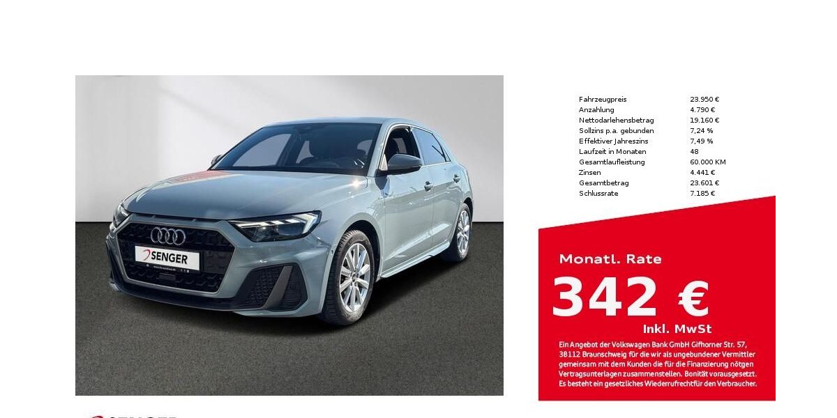 Audi A1 33.300 km 23.950 &euro; Lübeck 23556