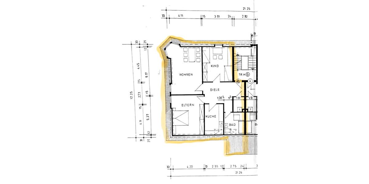 Dachgeschoßwohnung Blomberg - 3 Zimmer, 92 m&sup2;, 185.000&euro; | Angebot:27073240