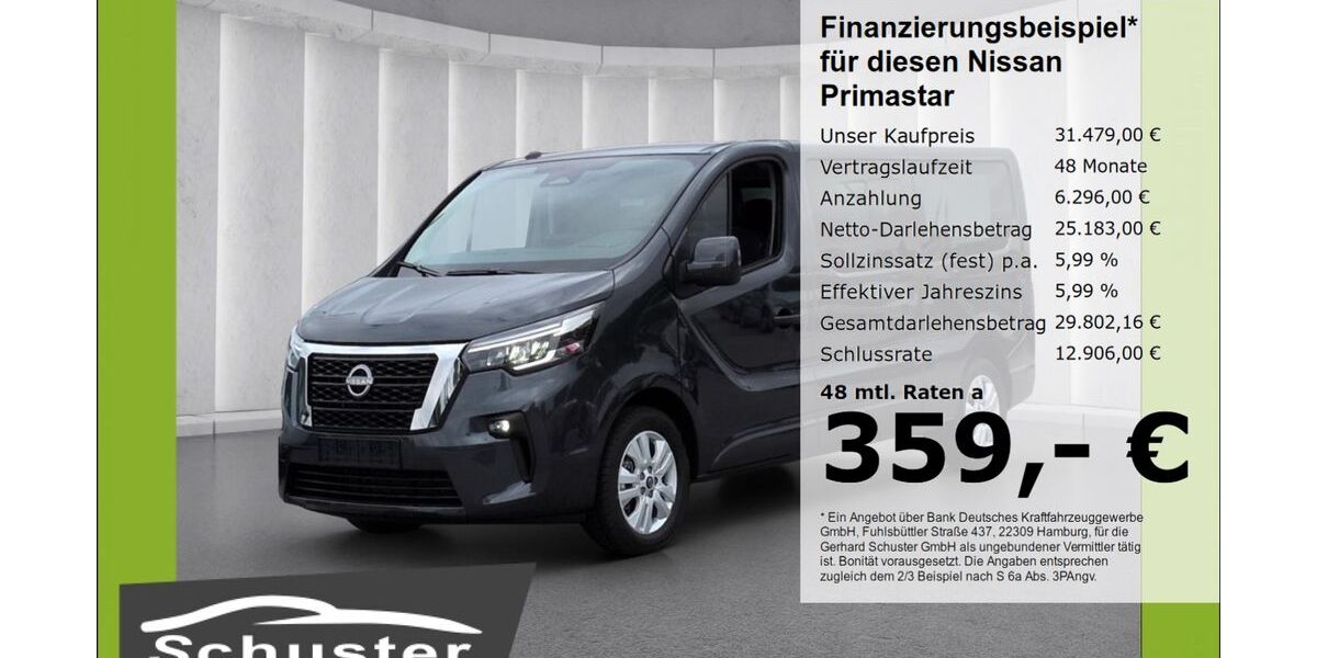 Nissan Primastar 22.398 km 31.479 &euro; Ruhstorf 94099