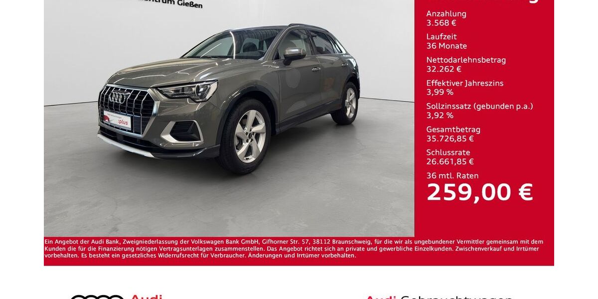 Audi Q3 12.750 km 35.830 &euro; Giessen 35394
