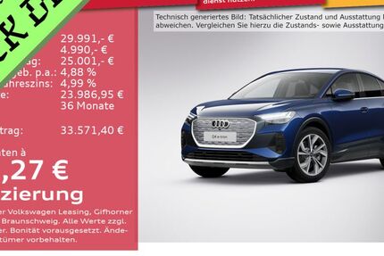Audi Q4 e-tron 51.798 km 28.499 &euro; Weinheim 69469