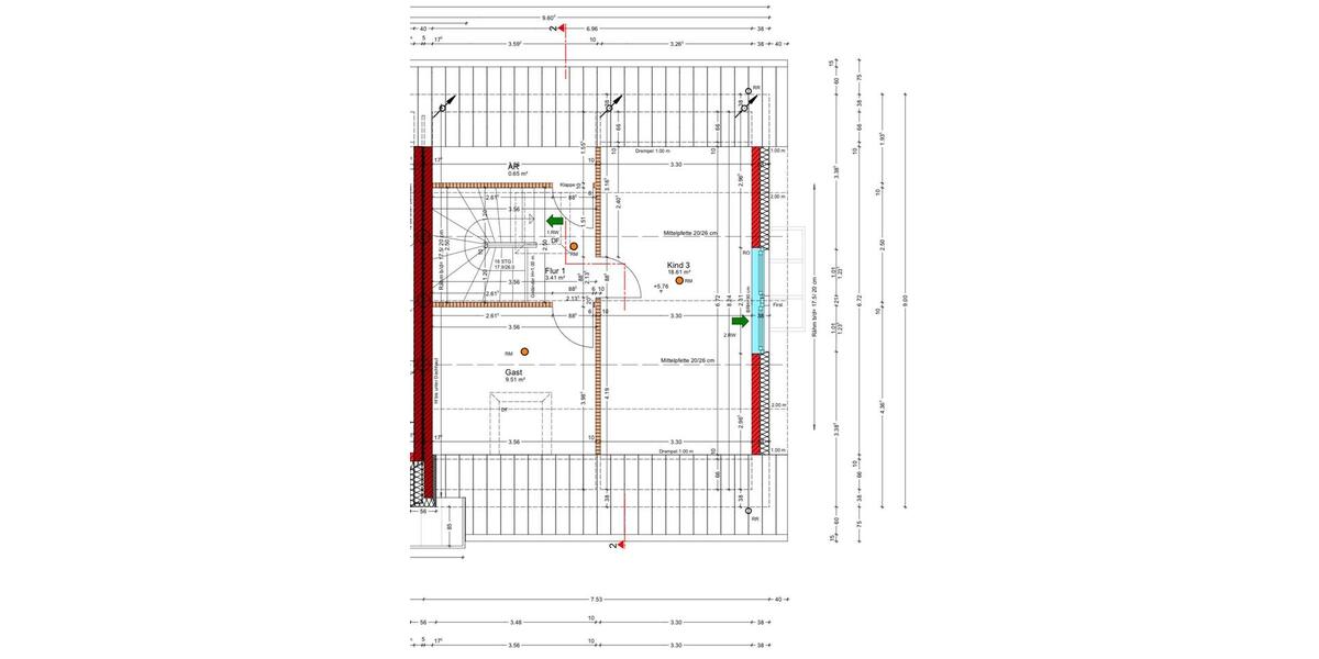 Reihenhaus Osnabrück Nahne - 6 Zimmer, 130 m&sup2;, 1.430&euro; | Angebot:25883966
