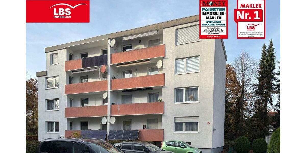 Etagenwohnung Paderborn Sennelager - 4 Zimmer, 87 m&sup2;, 189.000&euro; | Angebot:25666840