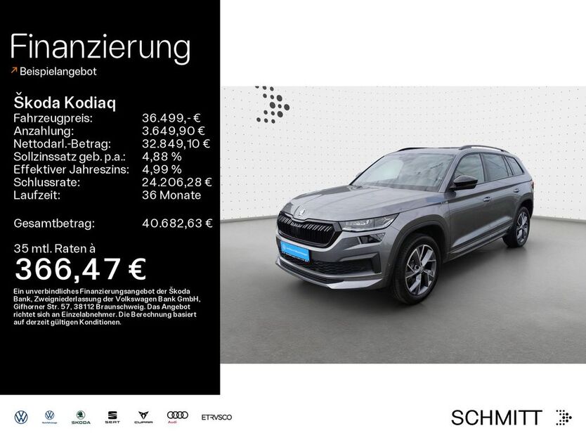 Skoda Kodiaq 64.300 km 36.249 € Freigericht 63579