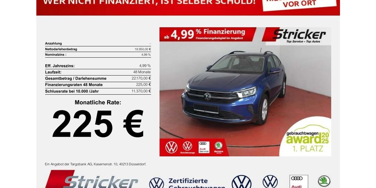 VW Taigo 24.227 km 18.949 &euro; Horn-Bad Meinberg 32805