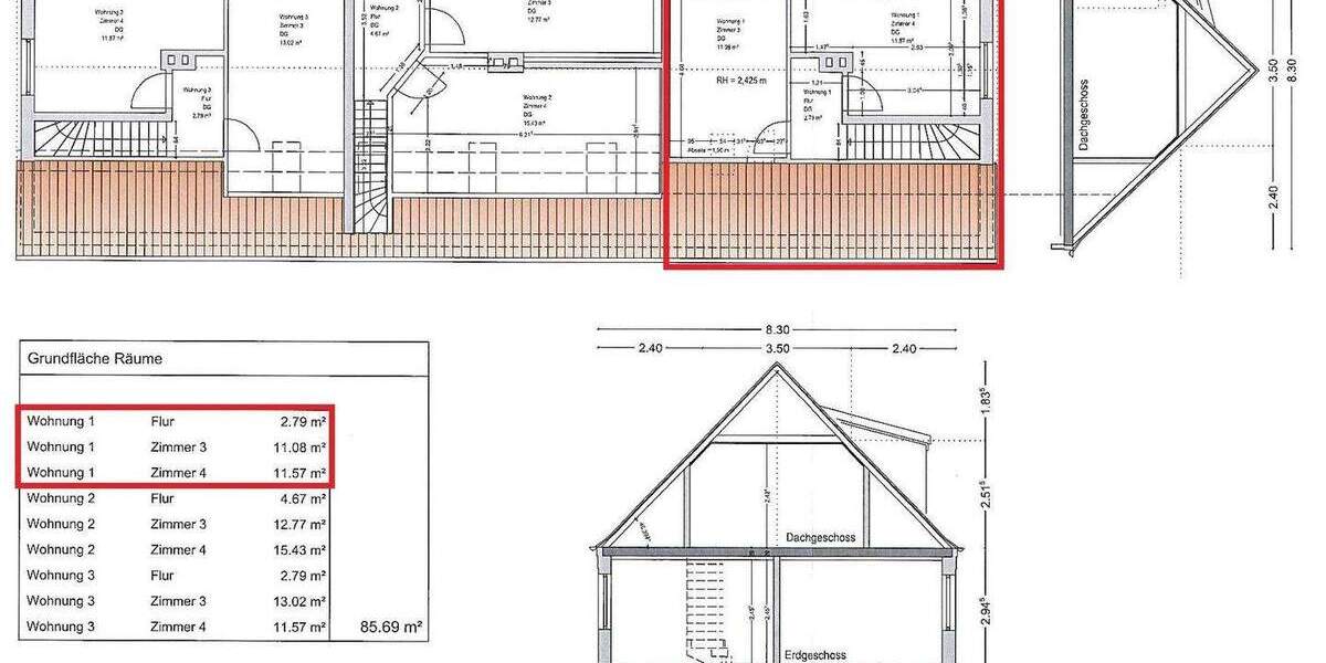 Reihenendhaus Röbel Röbel - 4 Zimmer, 75 m&sup2;, 122.000&euro; | Angebot:25699491