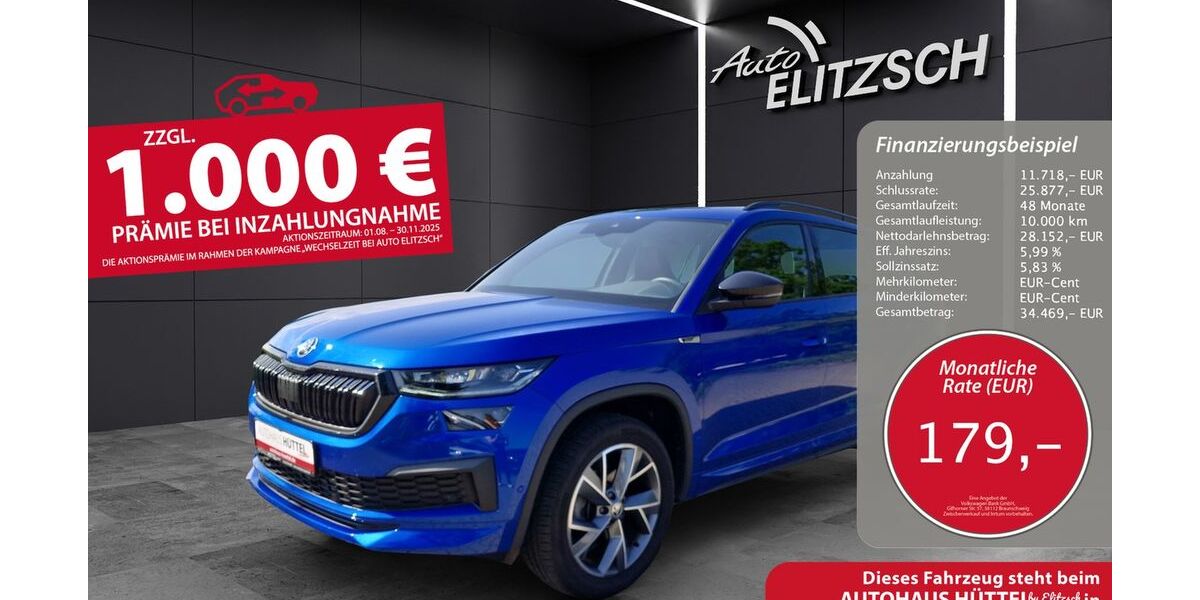 Skoda Kodiaq 15.000 km 36.980 € Dippoldiswalde 01744