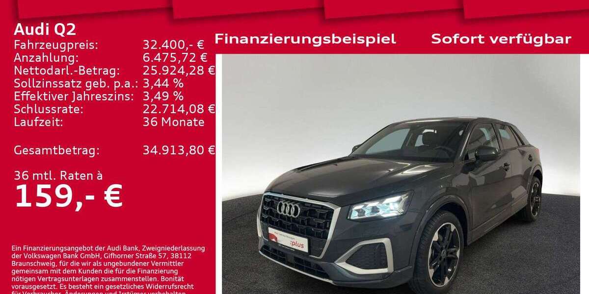 Audi Q2 2.800 km 32.400 &euro; Berlin 12489