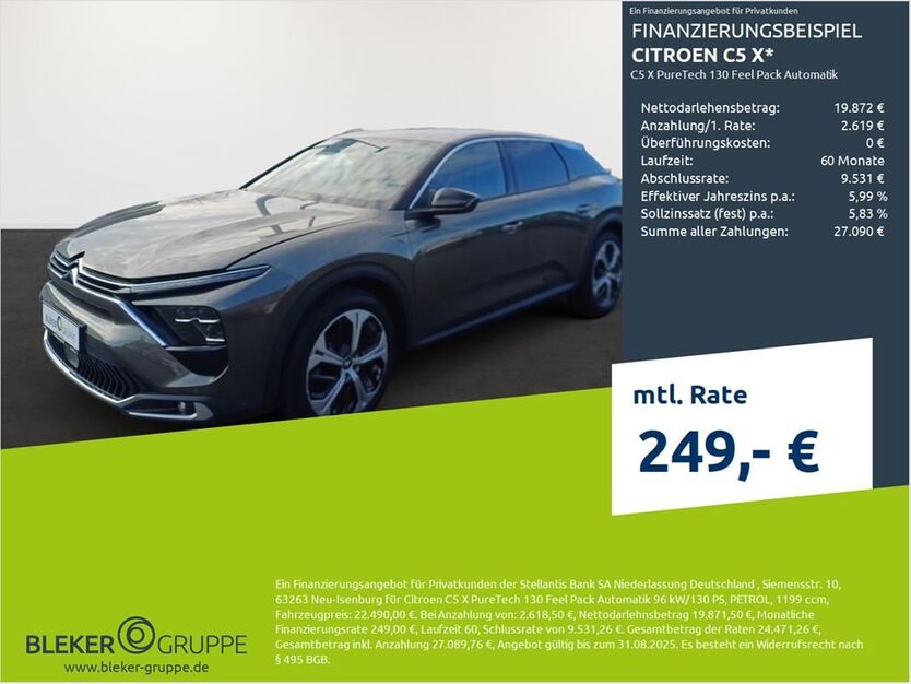 Citroen C5 X 31.932 km 20.680 € Dülmen 48249