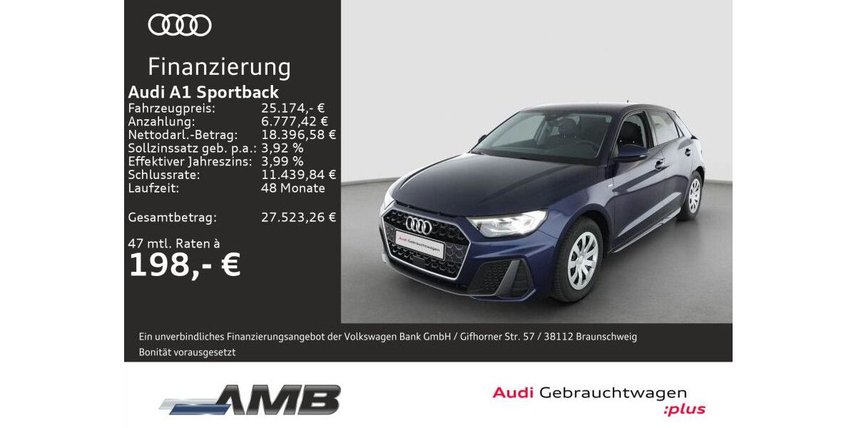 Audi A1 8.080 km 24.680 &euro; Borna 04552