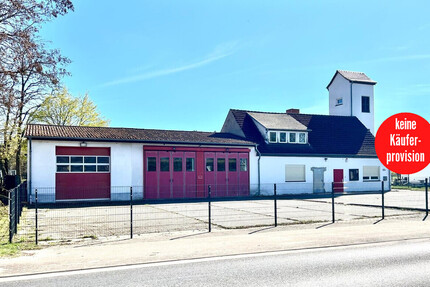 HORN IMMOBILIEN ++ RESERVIERT++Wohn- und Geschäftshaus in Löcknitz, direkt an der B104 - Haus Löcknitz | Angebot:24221382