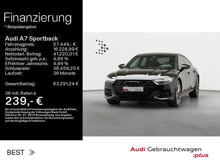 Audi A7 27.400 km 56.999 € Mühlheim 63165