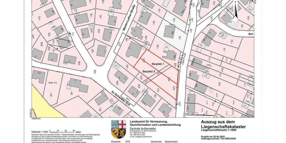 Dein Platz zum Ankommen - Baugrundstück in Dudweiler Süd! - Uninähe zimmer