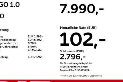 Toyota Aygo 67.605 km 7.990 &euro; Halle 06130