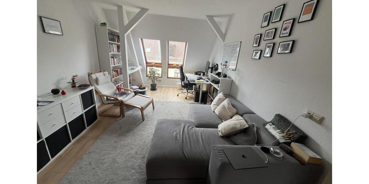 Dachgeschoßwohnung Leipzig Nordwest - 2 Zimmer, 58 m&sup2;, 520&euro; | Angebot:26279153